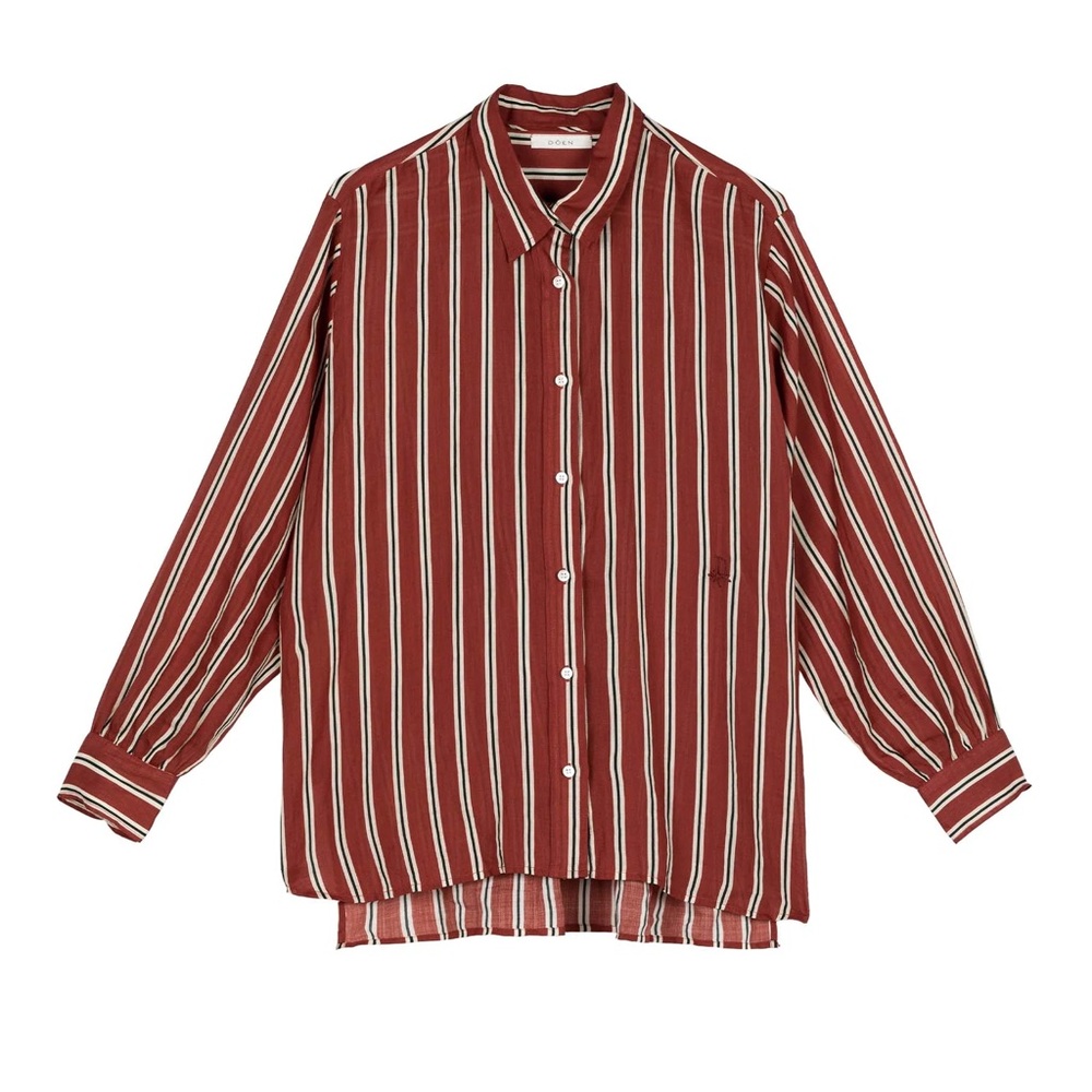 Doen Hava Button Down Shirt in Monaco Stripe
